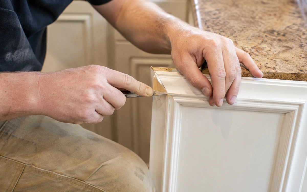 Thermofoil cabinet repair contractor